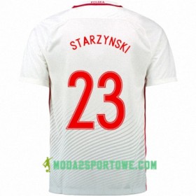 Koszulka Polska FILIP STARZYNSKI Domowe Stroje Piłkarskie Euro 2016