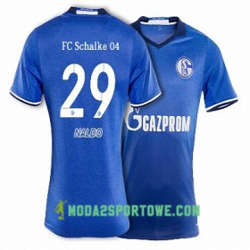 Koszulka FC Schalke 04 NALDO 29 Domowe Stroje Piłkarskie 2017/18 Krótki Rękaw