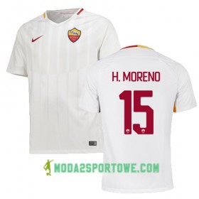 Koszulka AS Roma HECTOR MORENO 15 Wyjazdowe Stroje Piłkarskie 2017/18 Krótki Rękaw