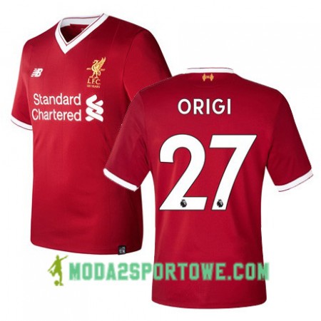 Koszulka Liverpool ORIGI 27 Domowe Stroje Piłkarskie 2017/18 Krótki Rękaw