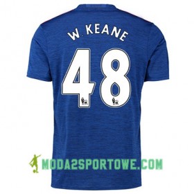 Koszulka Manchester United W KEANE 48 Wyjazdowe Stroje Piłkarskie 2017/18 Krótki Rękaw
