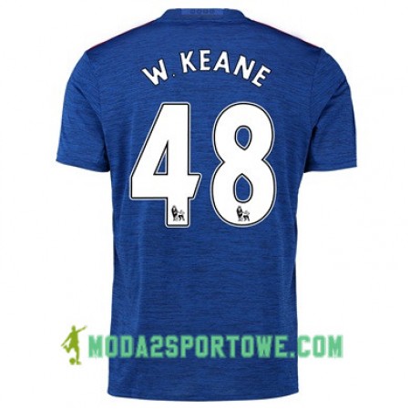 Koszulka Manchester United W KEANE 48 Wyjazdowe Stroje Piłkarskie 2017/18 Krótki Rękaw