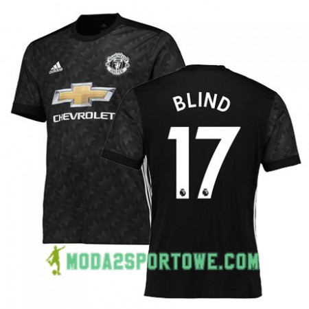 Koszulka Manchester United BLIND 17 Wyjazdowe Stroje Piłkarskie 2017/18 Krótki Rękaw