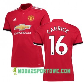 Koszulka Manchester United CARRICK 16 Domowe Stroje Piłkarskie 2017/18 Krótki Rękaw