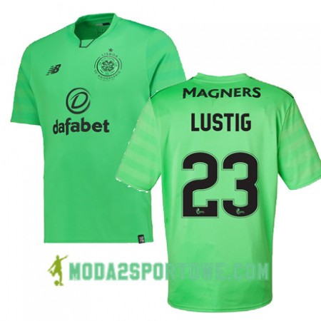 Koszulka Celtic FC MIKAEL LUSTIG Trzeci Stroje Piłkarskie 2017/18 Krótki Rękaw