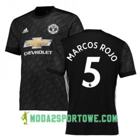 Koszulka Manchester United MARCOS ROJO 5 Wyjazdowe Stroje Piłkarskie 2017/18 Krótki Rękaw