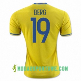 Koszulka Szwecja MARCUS BERG Domowe Stroje Piłkarskie Euro 2016
