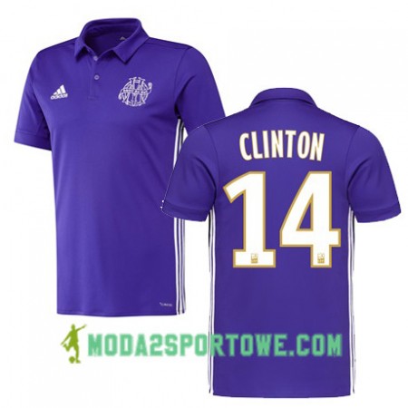 Koszulka Olympique Marsylia CLINTON N JIE 14 Trzeci Stroje Piłkarskie 2017/18 Krótki Rękaw
