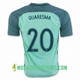 Koszulka Portugalia RICARDO QUARESMA Wyjazdowe Stroje Piłkarskie Euro 2016