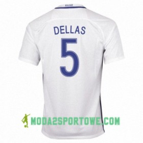Koszulka Grecja TRAIANOS DELLAS Domowe Stroje Piłkarskie 2016/17 Krótki Rękaw