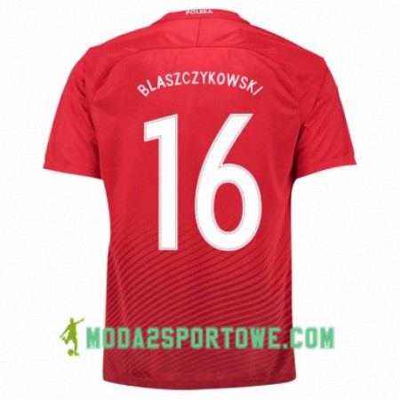 Koszulka Polska JAKUB BLASZCZYKOWSKI Wyjazdowe Stroje Piłkarskie Euro 2016