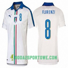 Koszulka Włochy ALESSANDRO FLORENZI Wyjazdowe Stroje Piłkarskie Euro 2016