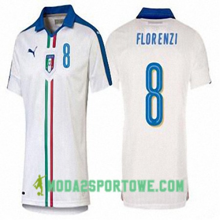 Koszulka Włochy ALESSANDRO FLORENZI Wyjazdowe Stroje Piłkarskie Euro 2016
