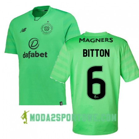 Koszulka Celtic FC NIR BITTON Trzeci Stroje Piłkarskie 2017/18 Krótki Rękaw