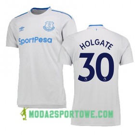 Koszulka Everton HOLGATE Wyjazdowe Stroje Piłkarskie 2017/18 Krótki Rękaw