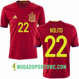 Koszulka Hiszpania NOLITO Domowe Stroje Piłkarskie Euro 2016