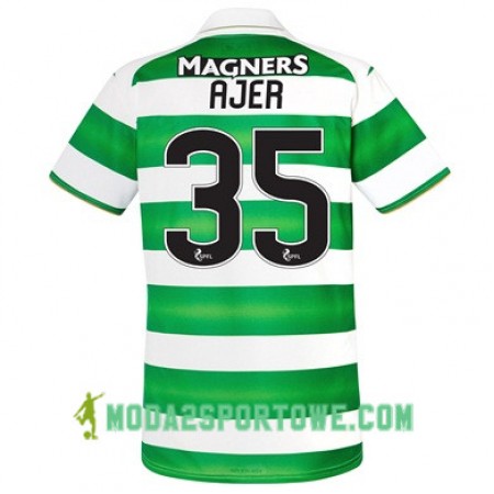 Koszulka Celtic FC KRISTOFFER AJER Domowe Stroje Piłkarskie 2017/18 Krótki Rękaw