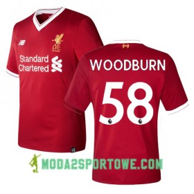 Koszulka Liverpool Woodburn 58 Domowe Stroje Piłkarskie 2017/18 Krótki Rękaw