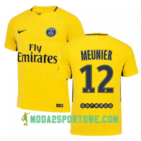 Koszulka Paris SG THOMAS MEUNIER 12 Wyjazdowe Stroje Piłkarskie 2017/18 Krótki Rękaw