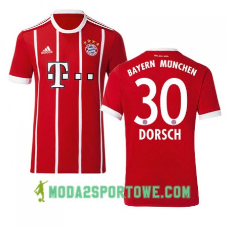 Koszulka Bayern Monachium DORSCH 30 Domowe Stroje Piłkarskie 2017/18 Krótki Rękaw