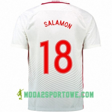 Koszulka Polska BARTOSZ SALAMON Domowe Stroje Piłkarskie Euro 2016