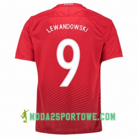 Koszulka Polska ROBERT LEWANDOWSKI Wyjazdowe Stroje Piłkarskie Euro 2016