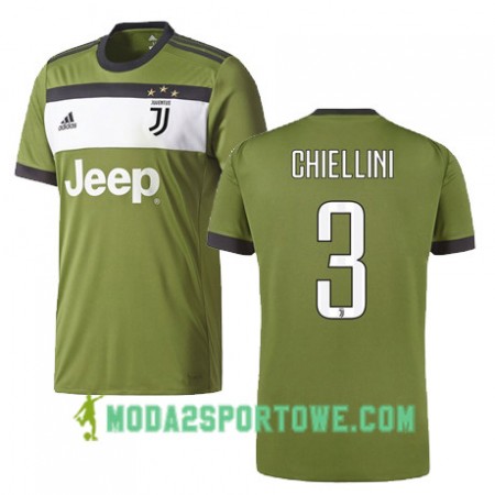 Koszulka Juventus CHIELLINI 3 Trzeci Stroje Piłkarskie 2017/18 Krótki Rękaw