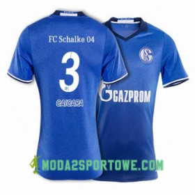 Koszulka FC Schalke 04 CAICARA 3 Domowe Stroje Piłkarskie 2017/18 Krótki Rękaw