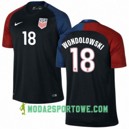 Koszulka Stany Zjednoczone CHRIS WONDOLOWSKI Wyjazdowe Stroje Piłkarskie 2016/17 Krótki Rękaw