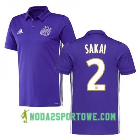 Koszulka Olympique Marsylia HIROKI SAKAI 2 Trzeci Stroje Piłkarskie 2017/18 Krótki Rękaw