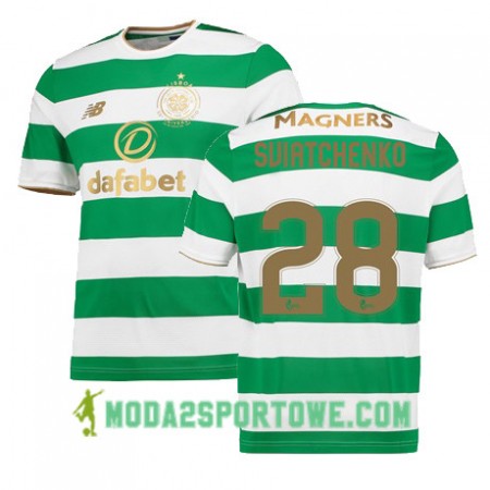 Koszulka Celtic FC ERIK SVIATCHENKO Domowe Stroje Piłkarskie 2017/18 Krótki Rękaw