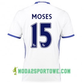 Koszulka Chelsea MOSES 15 Trzeci Stroje Piłkarskie 2017/18 Krótki Rękaw