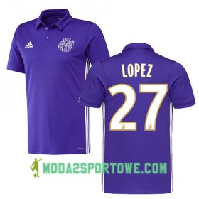 Koszulka Olympique Marsylia MAXIME LOPEZ 27 Trzeci Stroje Piłkarskie 2017/18 Krótki Rękaw
