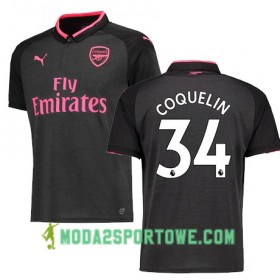 Koszulka Arsenal COQUELIN 34 Trzeci Stroje Piłkarskie 2017/18 Krótki Rękaw