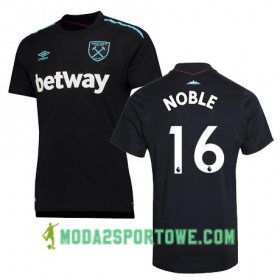Koszulka West Ham United NOBLE Wyjazdowe Stroje Piłkarskie 2017/18 Krótki Rękaw