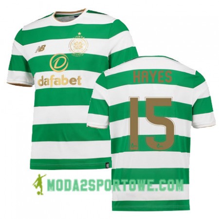 Koszulka Celtic FC JONNY HAYES Domowe Stroje Piłkarskie 2017/18 Krótki Rękaw