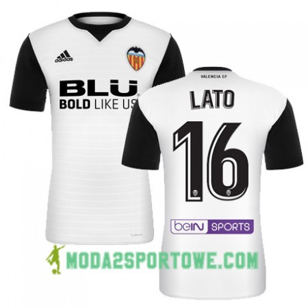 Koszulka Valencia CF LATO Domowe Stroje Piłkarskie 2017/18 Krótki Rękaw