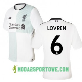 Koszulka Liverpool LOVREN 6 Wyjazdowe Stroje Piłkarskie 2017/18 Krótki Rękaw