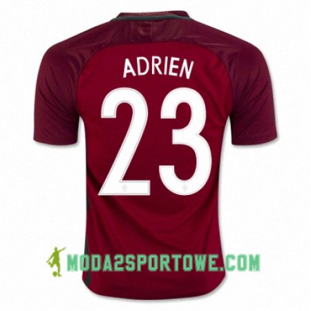 Koszulka Portugalia ADRIEN SILVA Domowe Stroje Piłkarskie Euro 2016