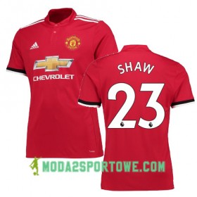 Koszulka Manchester United SHAW 23 Domowe Stroje Piłkarskie 2017/18 Krótki Rękaw