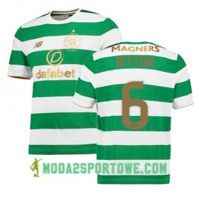 Koszulka Celtic FC NIR BITTON Domowe Stroje Piłkarskie 2017/18 Krótki Rękaw