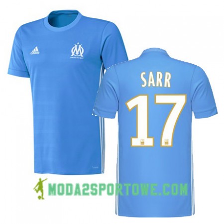 Koszulka Olympique Marsylia BOUNA SARR 17 Wyjazdowe Stroje Piłkarskie 2017/18 Krótki Rękaw
