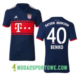 Koszulka Bayern Monachium BENKO 40 Wyjazdowe Stroje Piłkarskie 2017/18 Krótki Rękaw