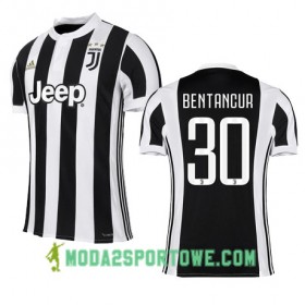 Koszulka Juventus BENTANCUR 30 Domowe Stroje Piłkarskie 2017/18 Krótki Rękaw