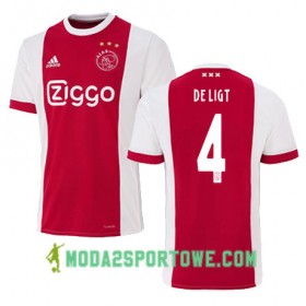 Koszulka Ajax Amsterdam Matthijs de Ligt 4 Domowe Stroje Piłkarskie 2017/18 Krótki Rękaw