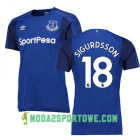 Koszulka Everton SIGURDSSON Domowe Stroje Piłkarskie 2017/18 Krótki Rękaw