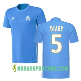 Koszulka Olympique Marsylia ABOU DIABY 5 Wyjazdowe Stroje Piłkarskie 2017/18 Krótki Rękaw