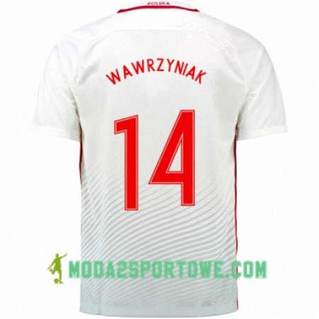 Koszulka Polska JAKUB WAWRZYNIAK Domowe Stroje Piłkarskie Euro 2016