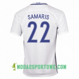 Koszulka Grecja ANDREAS SAMARIS Domowe Stroje Piłkarskie 2016/17 Krótki Rękaw