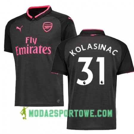 Koszulka Arsenal KOLASINAC 31 Trzeci Stroje Piłkarskie 2017/18 Krótki Rękaw